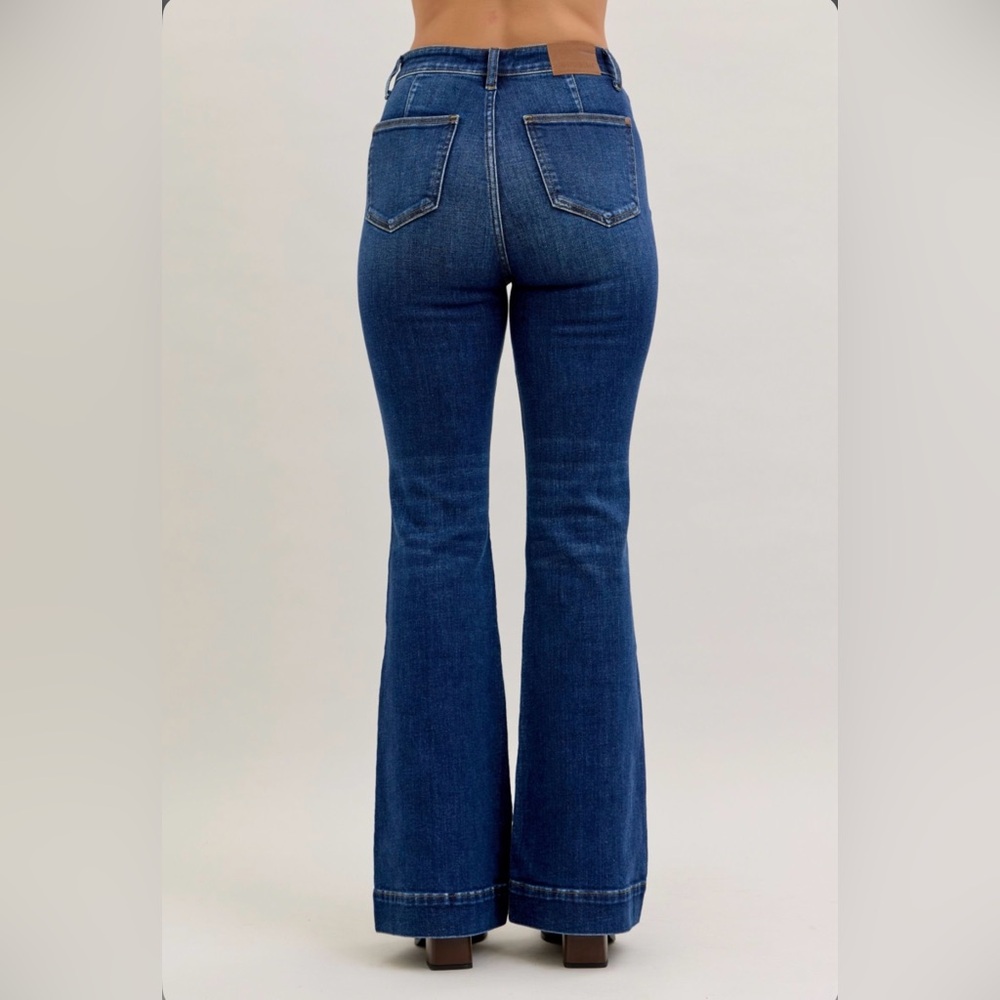 JUDY BLUE All Day High Rise Flare - Picture 5 of 7